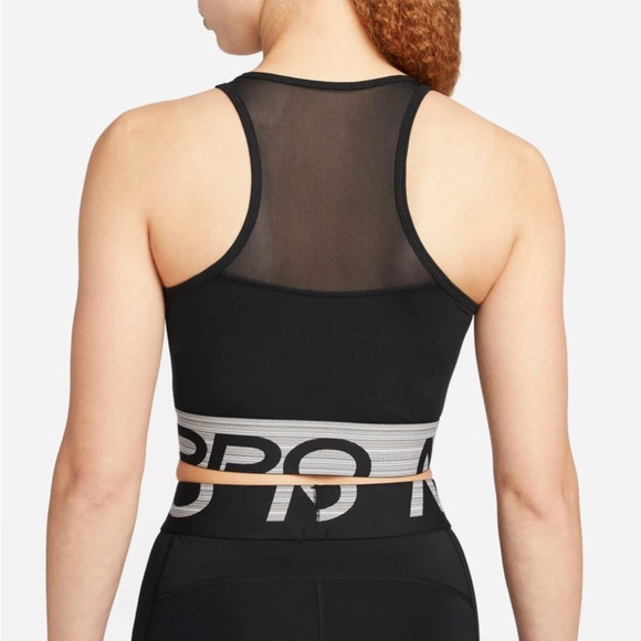 Nike Women's Pro Dri-FIT Cropped Training Shirt - Picture 2 of 5